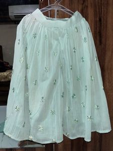 Pakistani Designer Mint Kurta with Garara