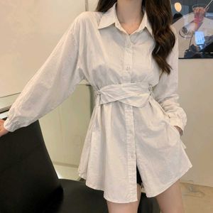 Korean Pintrest Stylish Beige Button-Up Shirt