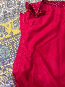 Vibrant Pink Bandhani kurta