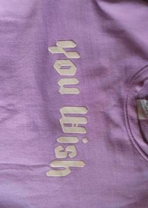 Richlook Women Crew Neck Purple Sweatshirt 💜