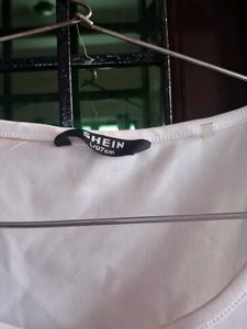 White "90's Baby" Crop Tank Top