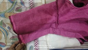 Maroon Textured Kurta