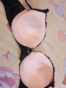 Black Lace Padded Bra