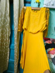 new yellow dress for eid