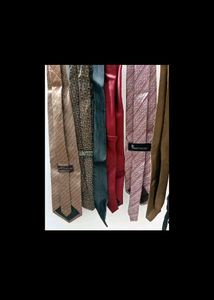 7 Vintage Silk Ties Collection
