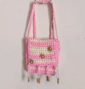 Pastel Crochet Slingbag
