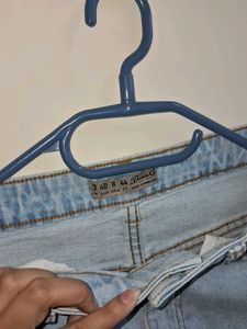Denim Midi Skirt