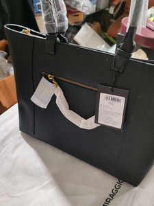 MIRAGGIO Black Tote Bag