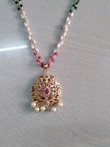 New Artificial Pearl, Cristel Beaded, American Dimond Pandent Nack Piece