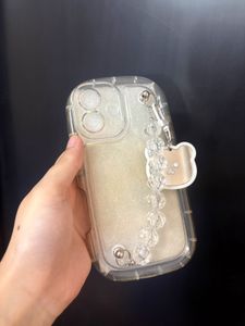 Iphone 16 Clear Case with Cute Bear Charm
