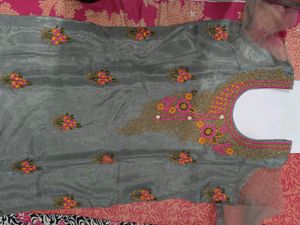 Grey Colour Fancy Suit For Women