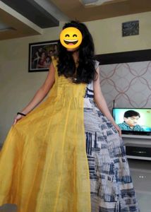 Yellow &amp; Grey Dress