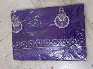 Embroidered Kurta Set with Dupatta (unstitched)