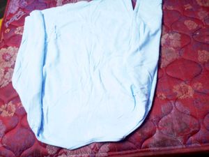 Baby Blue Long Sleeve  T Shirt