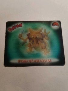 Cheetos Alakazam motion card pokemon