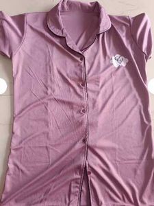 Soft Lavender Pyjama Top