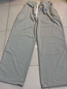 Grey Wide Leg Sweatpants