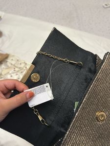 Sparkling Evening Clutch Bag With String