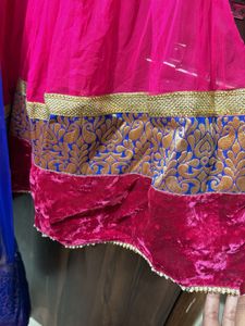 flaire skirt with net dupatta