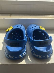 Kids Blue Crocs with Charms