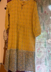 Yellow Floral Dress