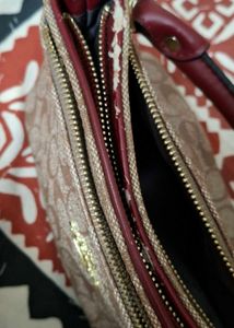 Copy Coach Signature Crossbody Bag