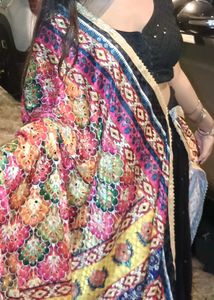 Vibrant Floral Print duppata