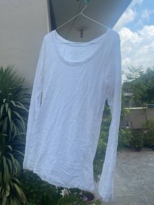 Classic White Long Sleeve Top