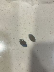 Leaf Shape Mirror Embellishments 200gms