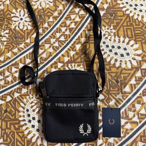 Fred Perry Black Crossbody Bag