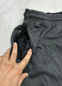 Nike Dri-Fit Track Pants | Dark Grey | Zipper Pock