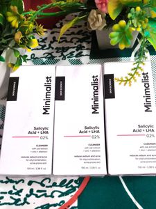 pack of 3 Minimalist Anti-Acne Salicylic Acid 2% F