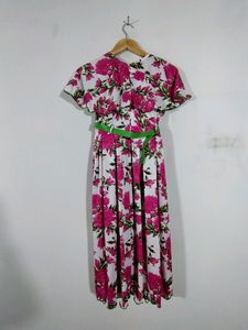 Multi Floral Printed Dress (Girl's)