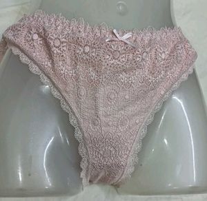 💙 Pink Lace Thong Panty