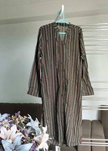 Striped Long Sleeve Dress