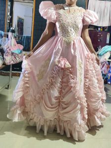 Elegant Pink Party Dress Pinterest style