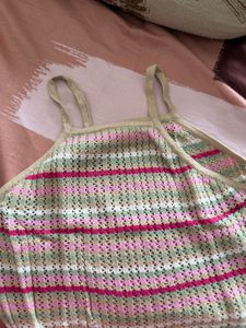 Striped Knit Crop Top.. hello summer