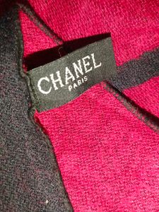 Authentic Chanel Reversible Scarf/Muffler/Shawl