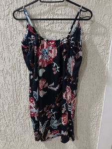 Chic Floral Print Slip Dress