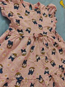 BabyHug Pink Daisy Duck Dress