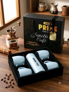 one bottle nd 4 cups set