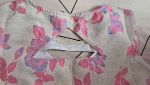 Floral Print Saree Blouse