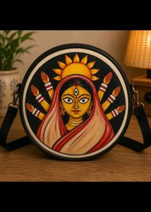 Durga Drishti Round Sling Bag 🔴✨