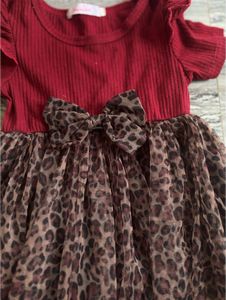 Cheetah Print Casual Dress