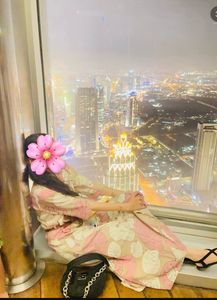 Westside Elegant Floral Print Maxi Dress