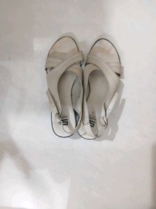 Stylish Cream Slingback Sandals