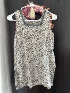 Chic Floral Sleeveless Top