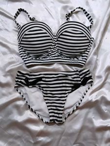 Striped Bikini Set