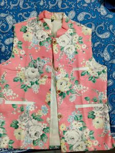 Men's Floral Nehru Jacket