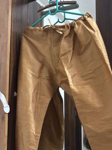 Golden Silk Salwar Pants